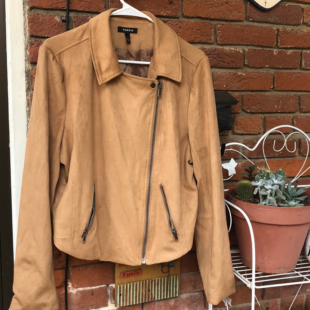 Faux suede Torrid jacket